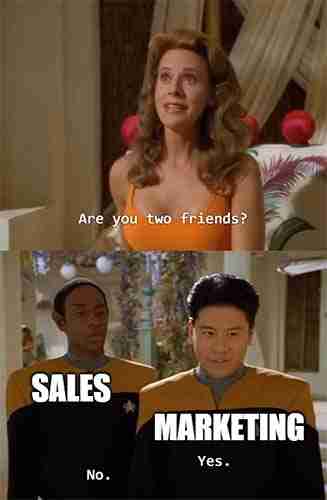 Sales & Marketing Friends Meme