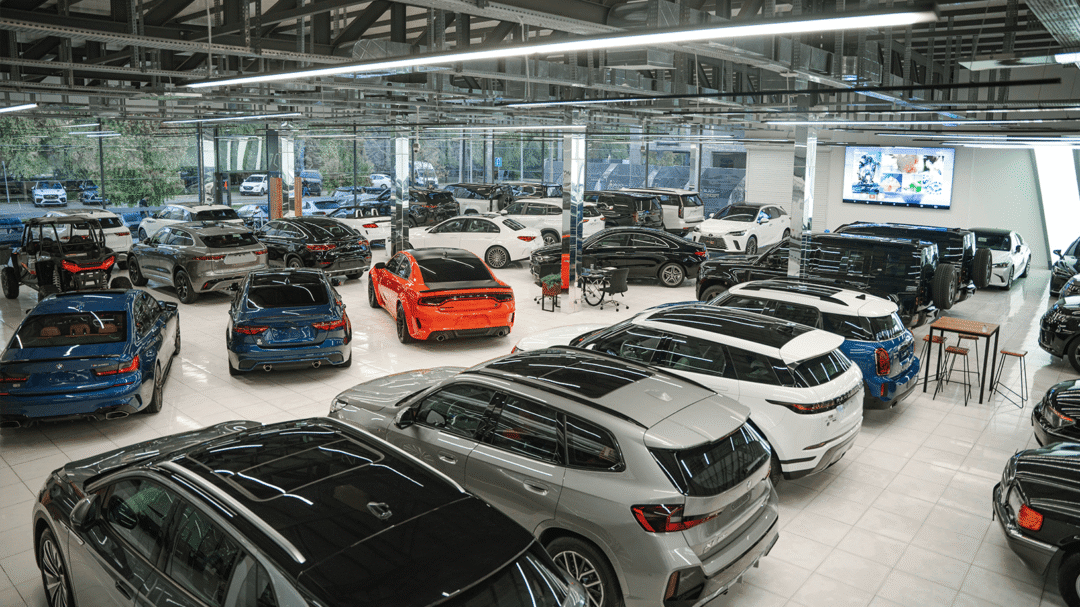 car showroom